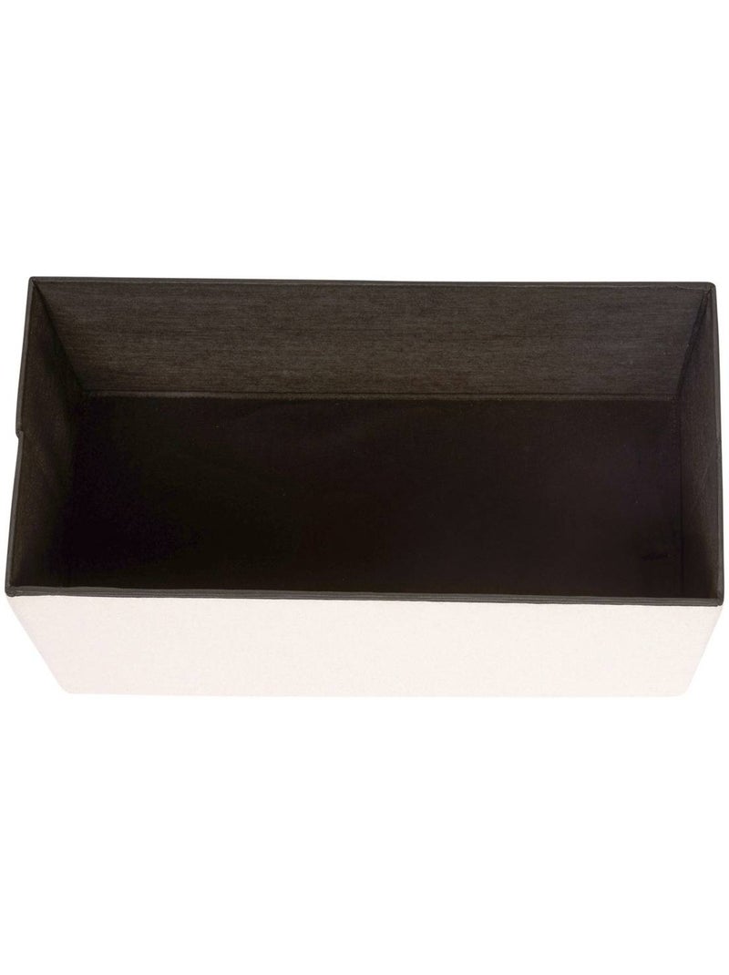 Banc pouf pliant coffre de rangement en bouclette JAIKO Blanc - Kiabi