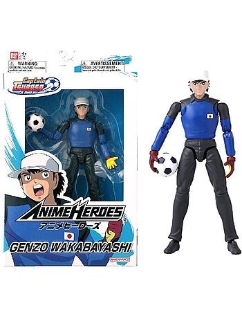 Bandai - anime heroes - captain tsubasa - figurine anime heroes 17 cm - genzo wakabayashi - 37792