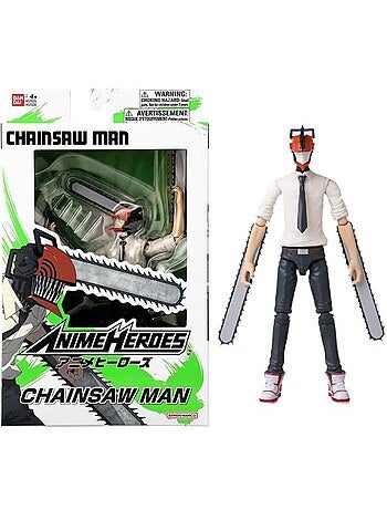 Bandai - anime heroes - chainsaw man - figurine anime heroes 17 cm - chainsaw man - 37026