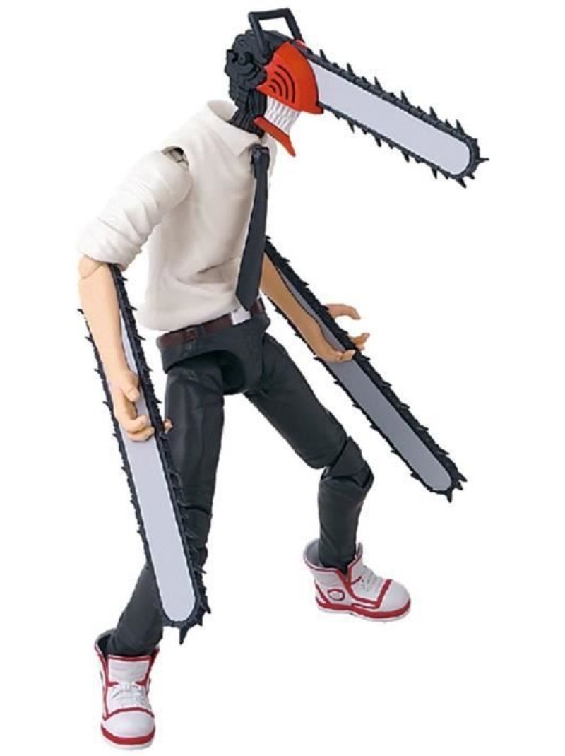 Bandai - anime heroes - chainsaw man - figurine anime heroes 17 cm - chainsaw man - 37026 Noir - Kiabi