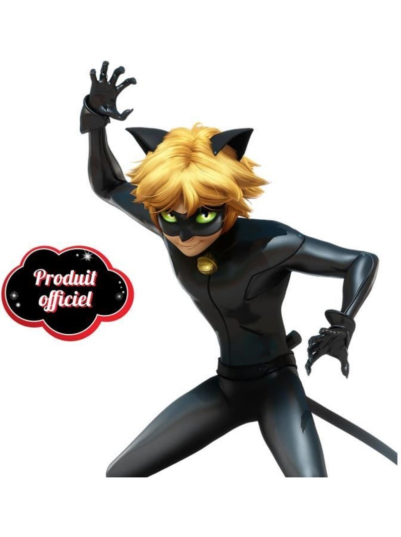 BANDAI - Miraculous Set de transformation - Chat Noir - Accessoire Magique - Bijou Magique - Kwami Noir - Kiabi