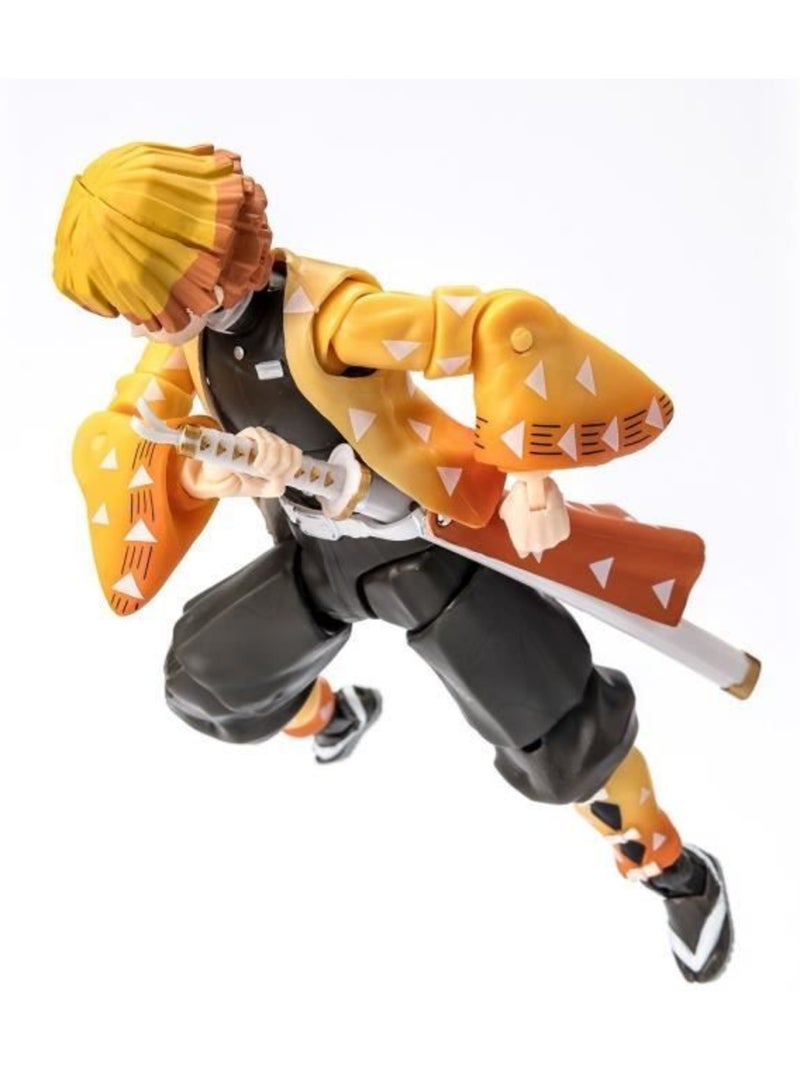 Bandai - ultimate legends hd - figurine d'action demon slayer 12 cm - zenitsu agatsuma - ve88962 Jaune - Kiabi