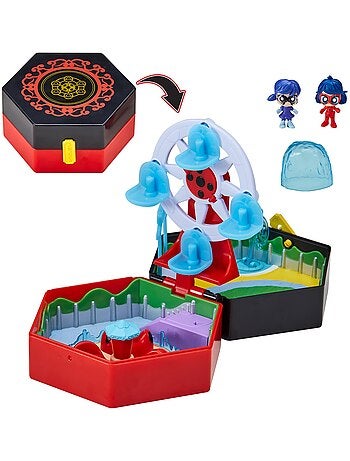 Bandai miraculous ladybug - mini univers chibi parc d’attractions avec figurines