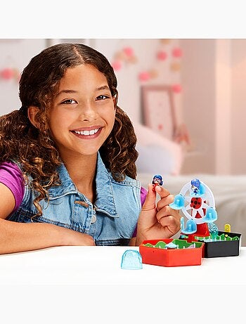 Bandai miraculous ladybug - mini univers chibi parc d’attractions avec figurines
