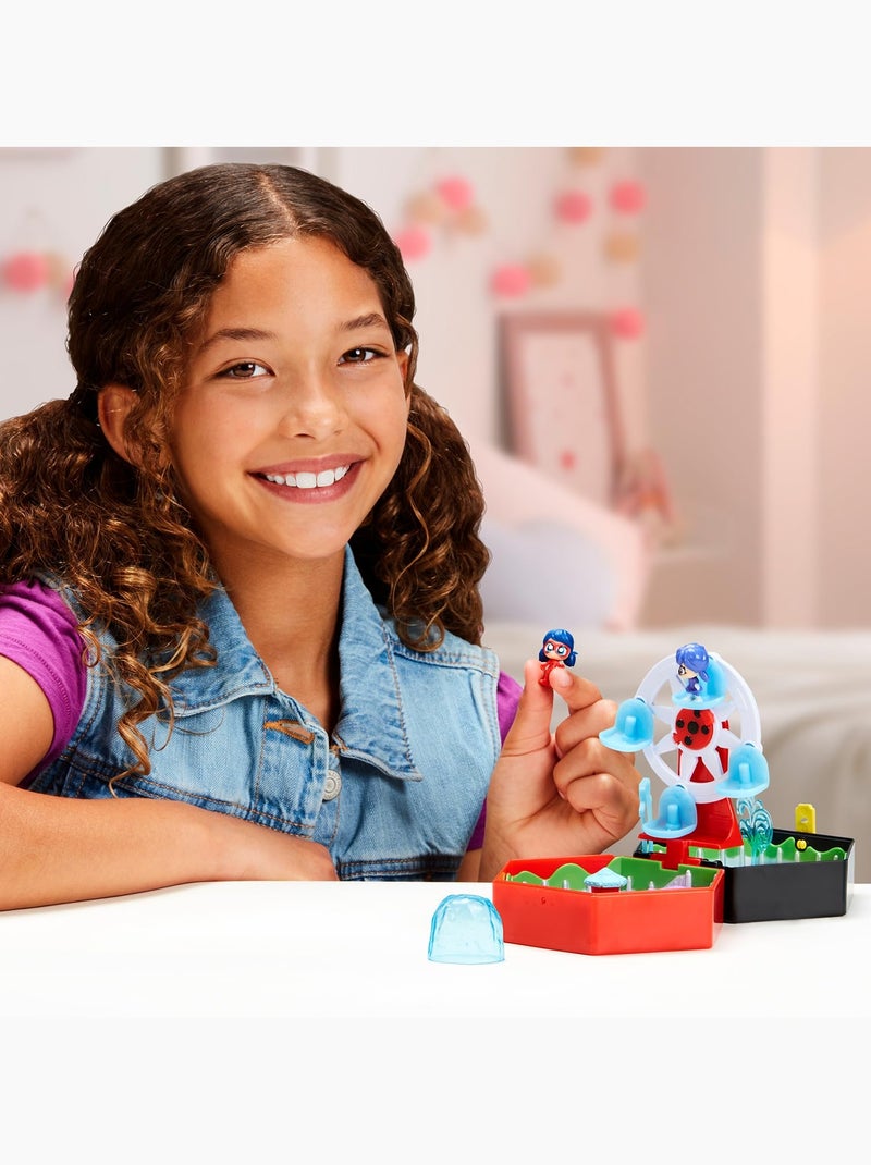 Bandai miraculous ladybug - mini univers chibi parc d’attractions avec figurines Multicolore - Kiabi