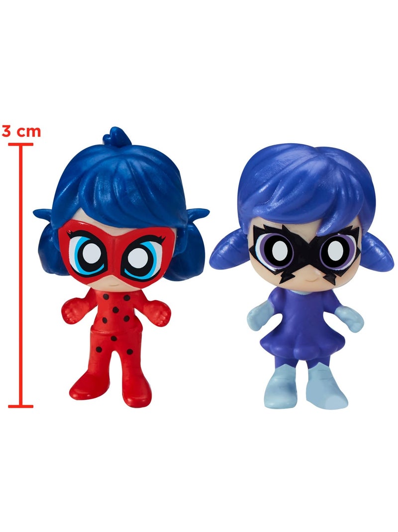 Bandai miraculous ladybug - mini univers chibi parc d’attractions avec figurines Multicolore - Kiabi