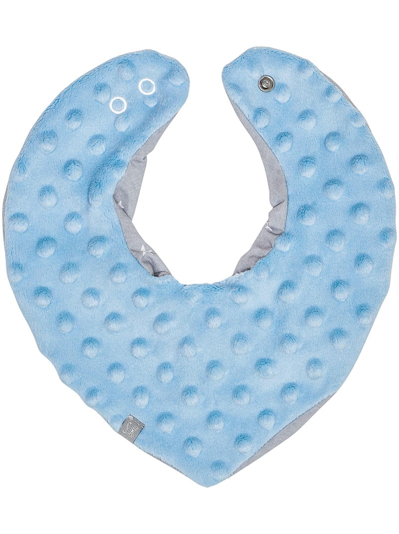 Bandana cache-cou réversible, STELLA SEVIRA KIDS Gris Bleu - Kiabi