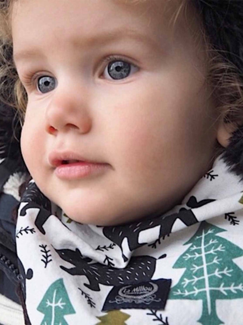 Bandana cache-cou réversible, WAX Fleurs de mariage SEVIRA KIDS Multicolore - Kiabi