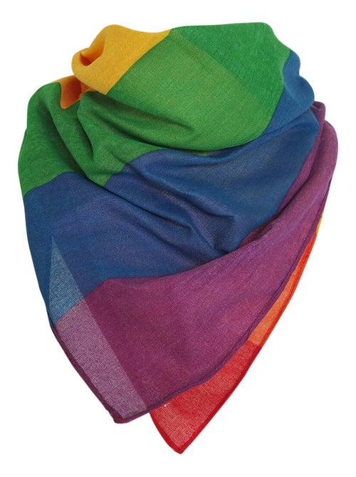 Bandana coton Arc en ciel - Kiabi