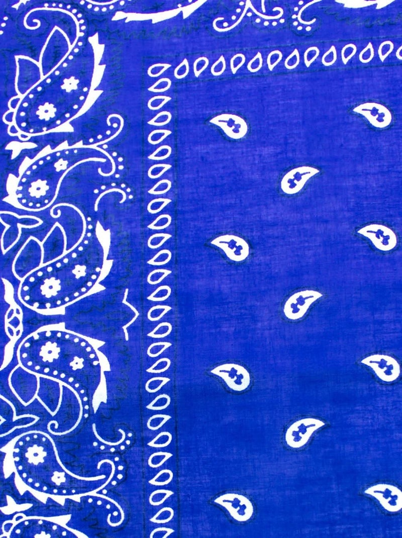 Bandana coton Kebello Bleu - Kiabi