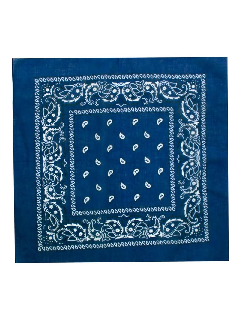 Bandana coton Kebello Bleu marine - Kiabi