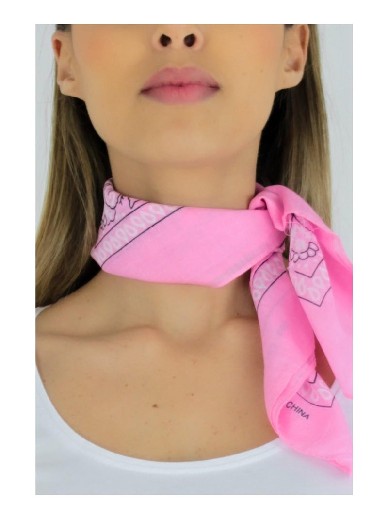 Bandana coton Kebello Rose - Kiabi