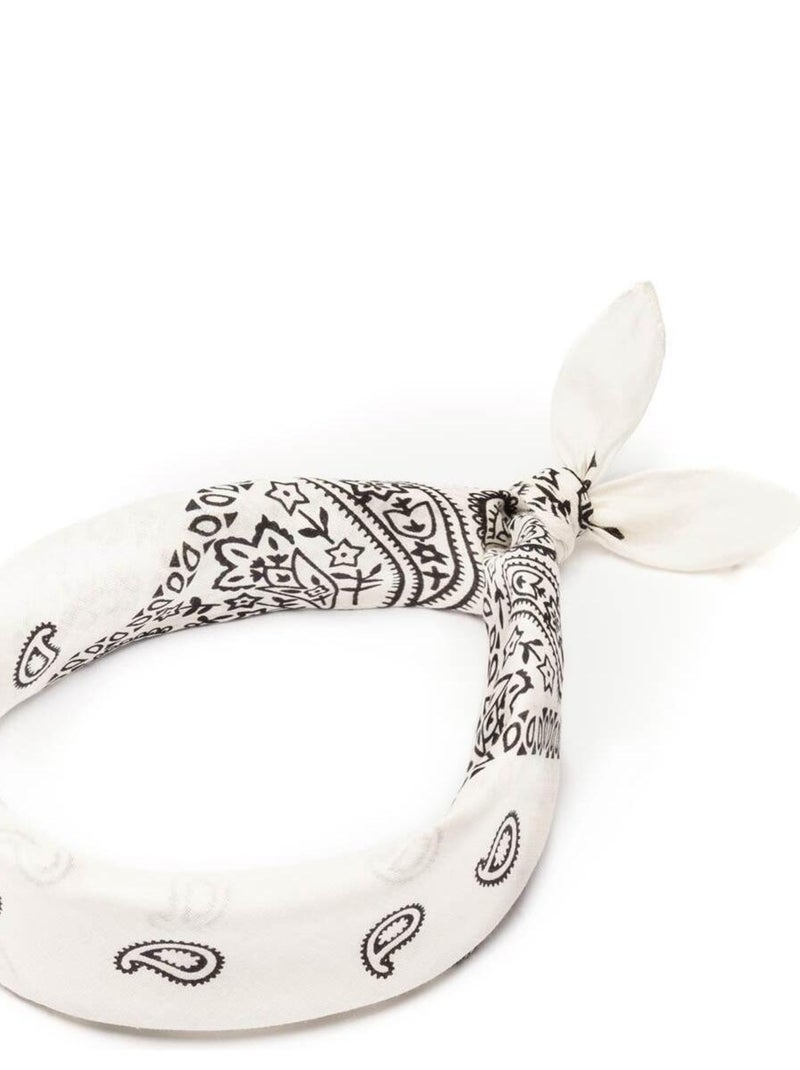 Bandana Coton U.S Premium Blanc - Kiabi