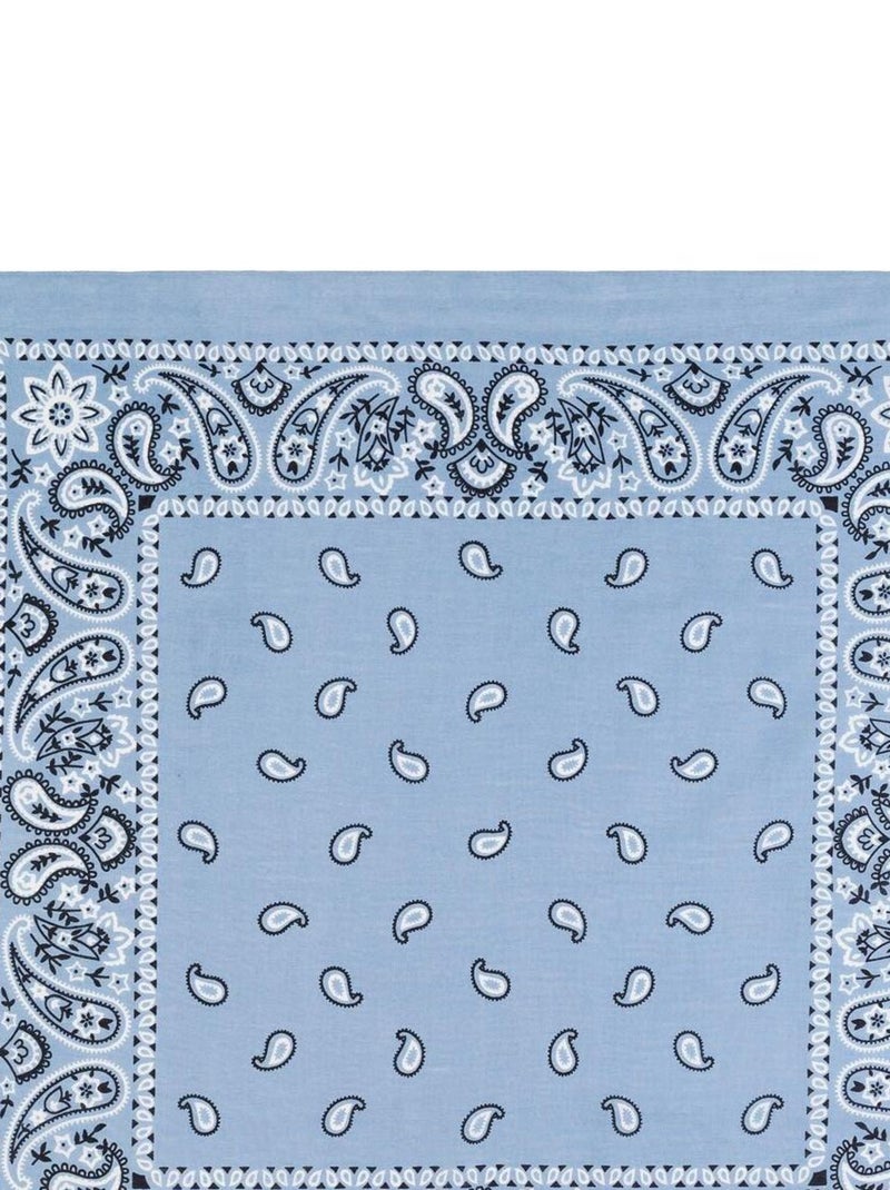 Bandana Coton U.S Premium Bleu ciel - Kiabi