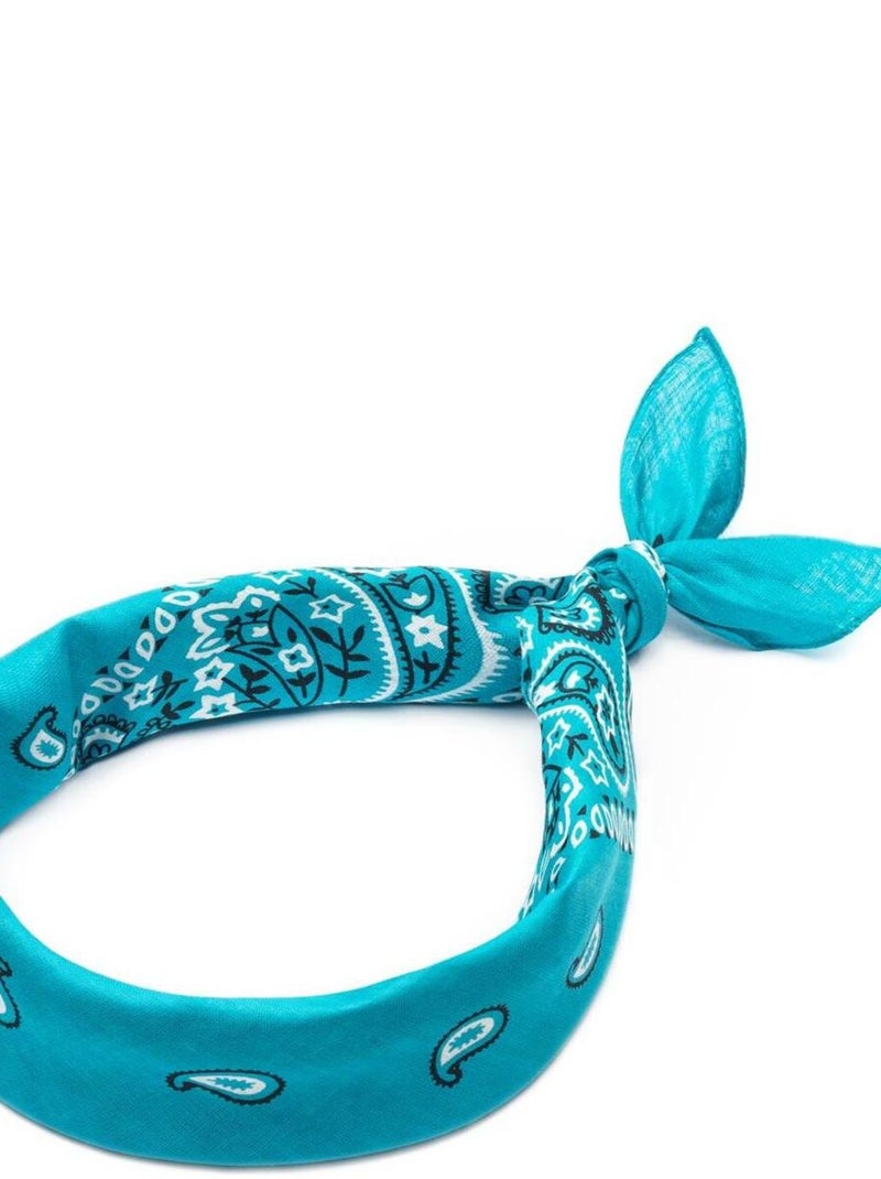 Bandana Coton U.S Premium Bleu lagon - Kiabi