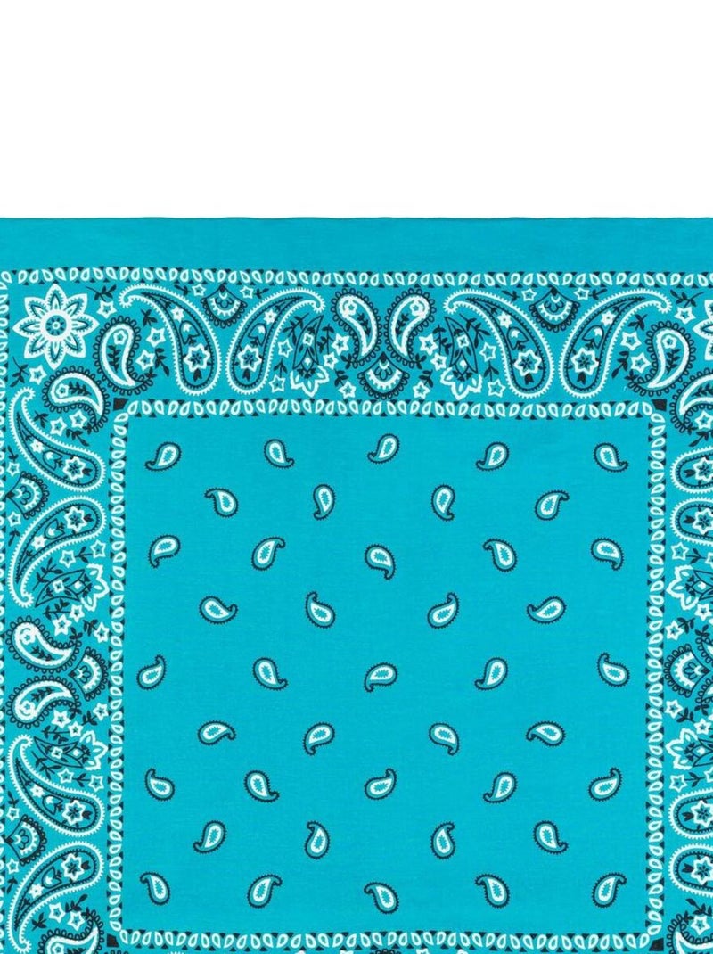 Bandana Coton U.S Premium Bleu lagon - Kiabi