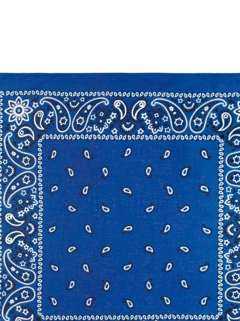 Bandana Coton U.S Premium Bleu roi - Kiabi