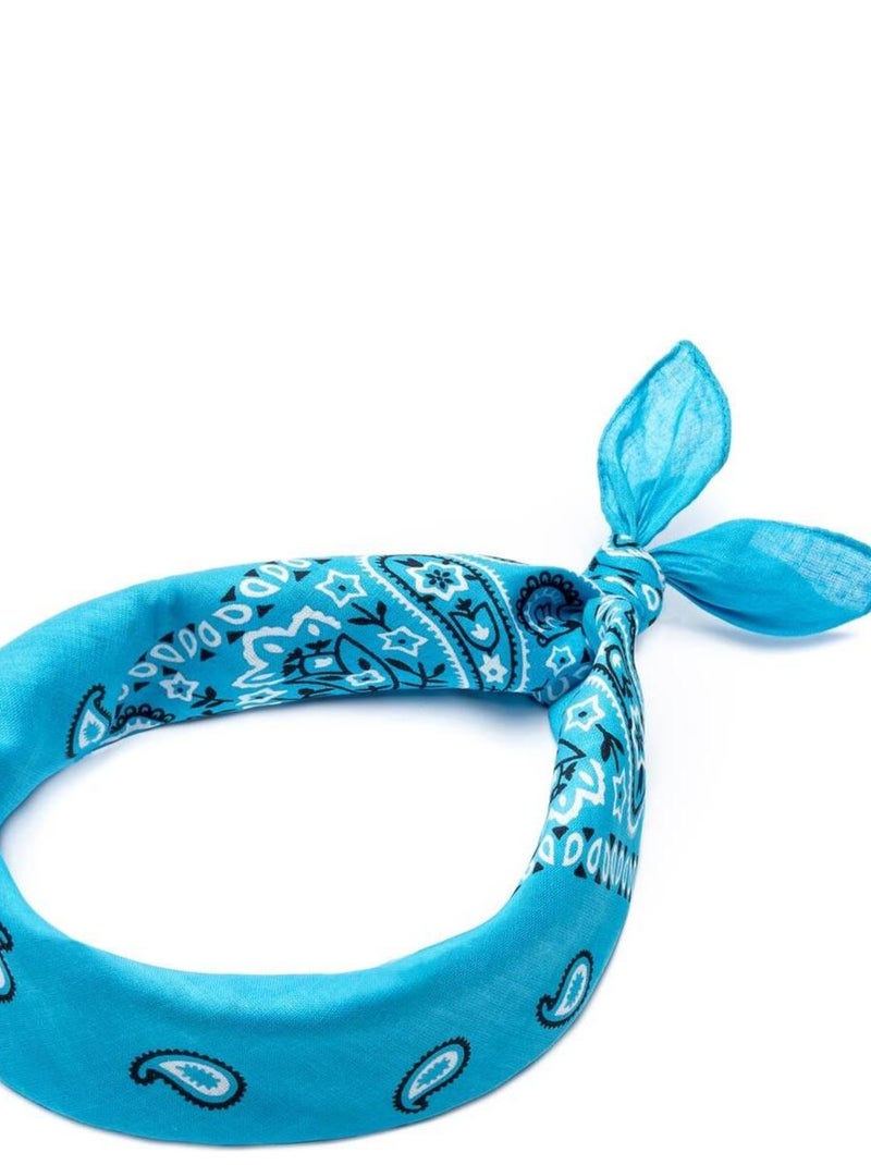 Bandana Coton U.S Premium Bleu turquoise - Kiabi