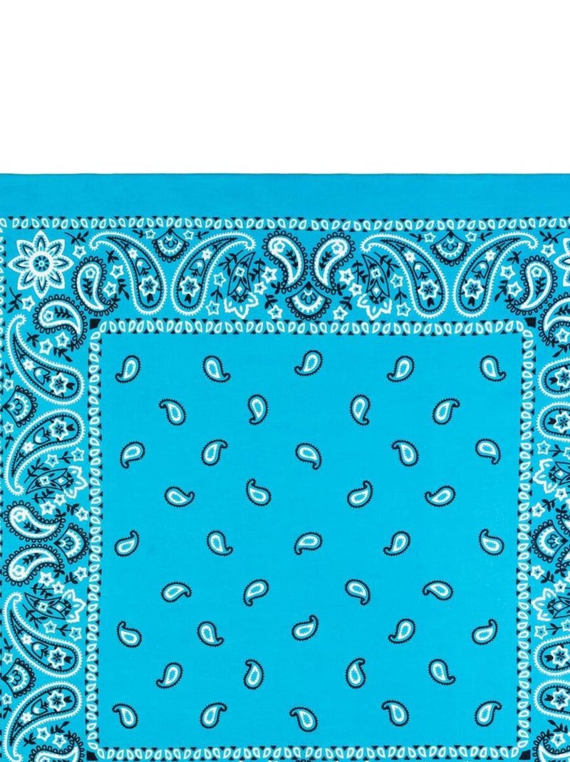 Bandana Coton U.S Premium Bleu turquoise - Kiabi