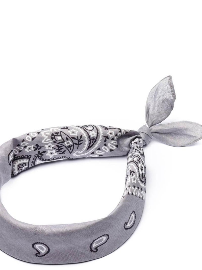 Bandana Coton U.S Premium Gris clair - Kiabi