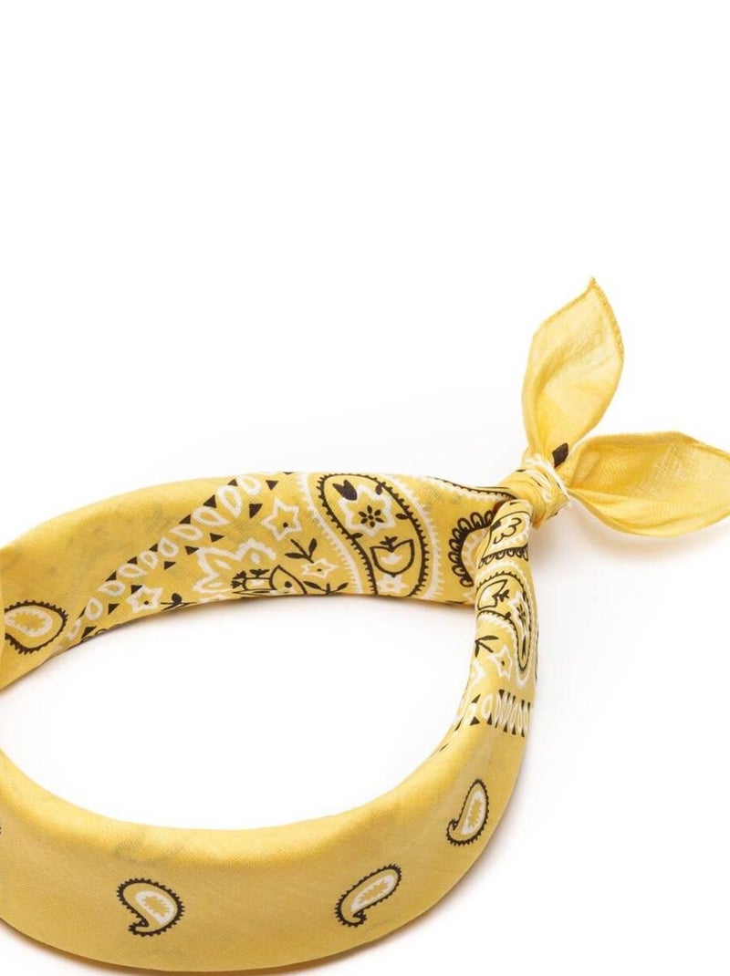 Bandana Coton U.S Premium Jaune - Kiabi