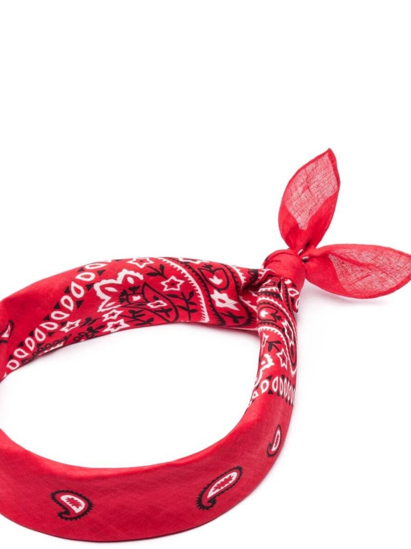 Bandana Coton U.S Premium Rouge - Kiabi