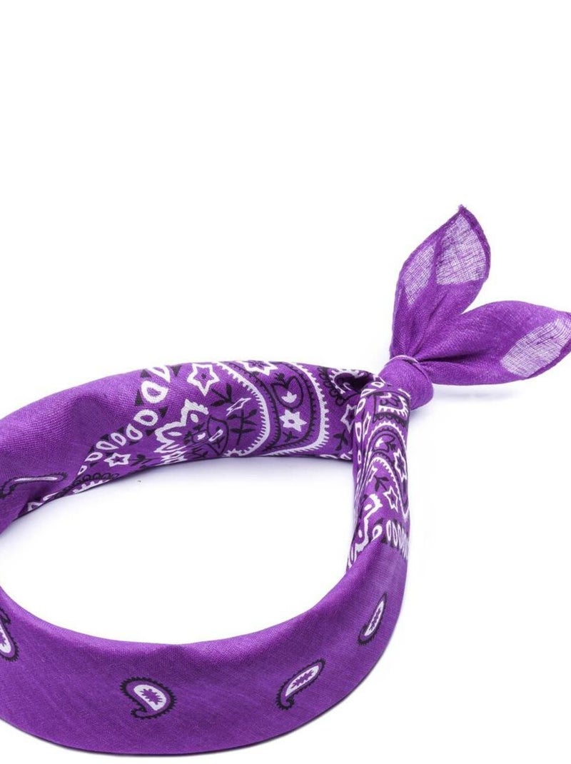 Bandana Coton U.S Premium Violet - Kiabi