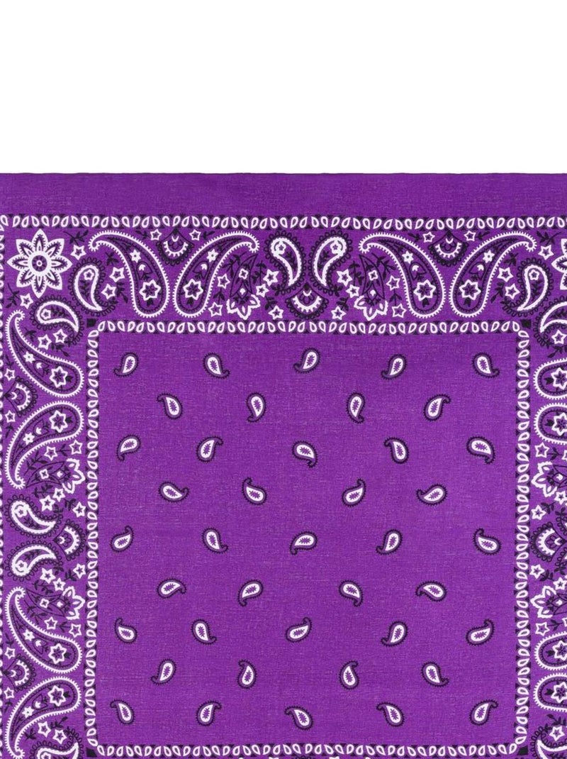 Bandana Coton U.S Premium Violet - Kiabi