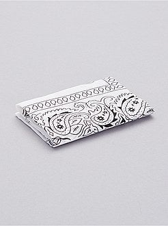 Bandana en coton imprimé - Kiabi