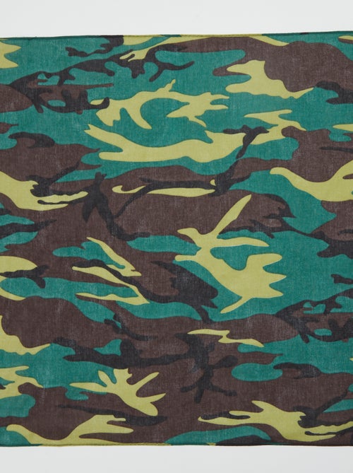 Bandana militaire camouflage - Kiabi