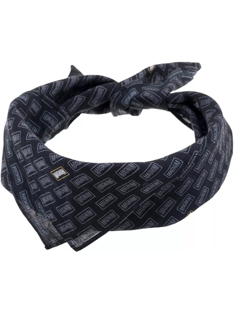 Bandana motif/style logo otari - magnum Noir - Kiabi