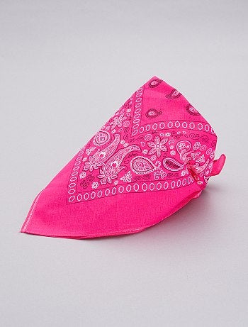 Bandana rose fluo