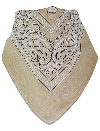 Bandana Uni Coton 55x55 cm – Foulard Carré Mixte