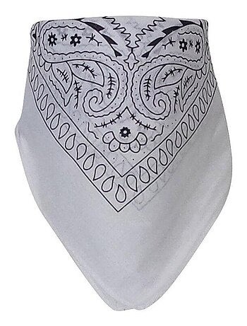 Bandana Uni Coton 55x55 cm – Foulard Carré Mixte