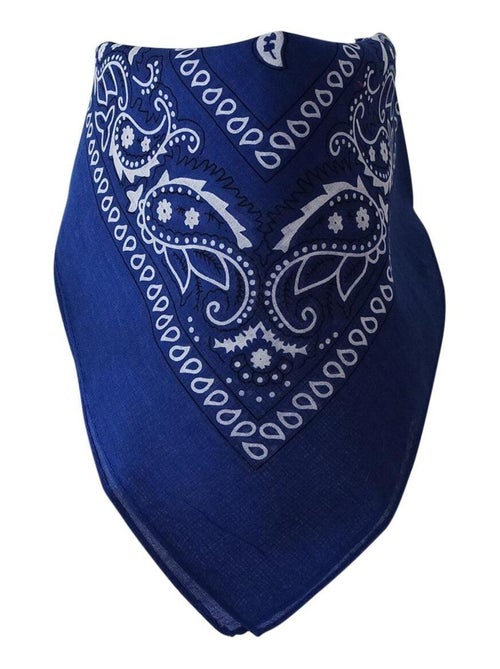 Bandana Uni Coton 55x55 cm – Foulard Carré Mixte - Kiabi