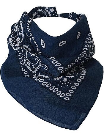 Bandana Uni Coton 55x55 cm – Foulard Carré Mixte