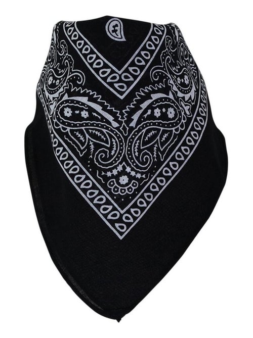 Bandana Uni Coton 55x55 cm – Foulard Carré Mixte - Kiabi