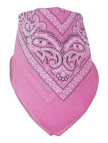 Bandana Uni Coton 55x55 cm – Foulard Carré Mixte