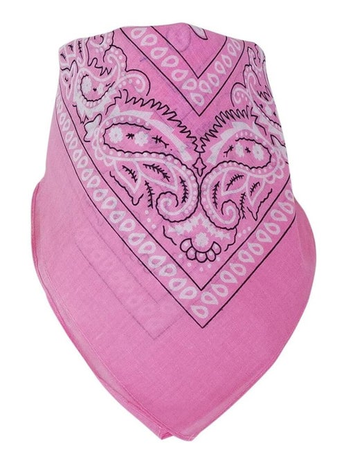 Bandana Uni Coton 55x55 cm – Foulard Carré Mixte - Kiabi