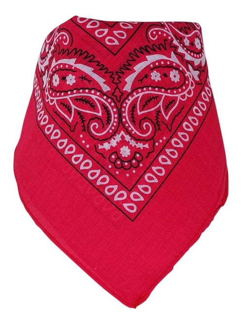 Bandana Uni Coton 55x55 cm – Foulard Carré Mixte - Kiabi