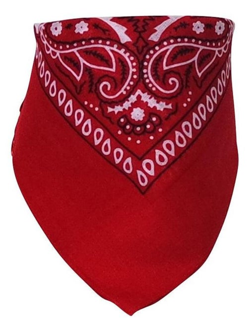 Bandana Uni Coton 55x55 cm – Foulard Carré Mixte - Kiabi