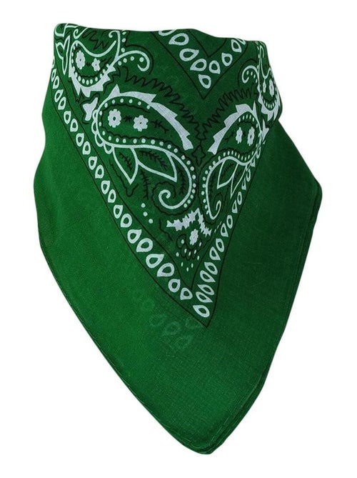 Bandana Uni Coton 55x55 cm – Foulard Carré Mixte - Kiabi