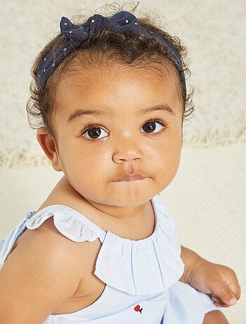 Soldes Bandeau bébé : découvrez nos modèles - bleu - Kiabi