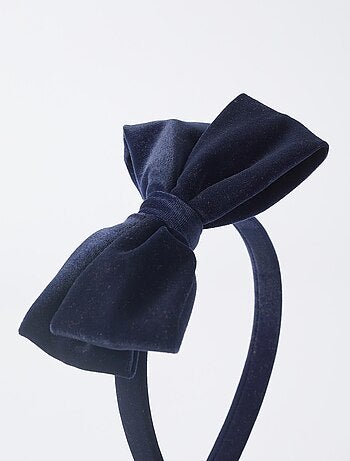 Bandeau avec Nœud en Velours