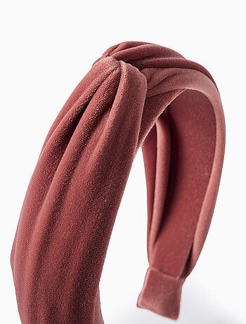 Bandeau avec Nœud en Velours
