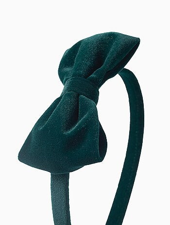 Bandeau avec Nœud en Velours