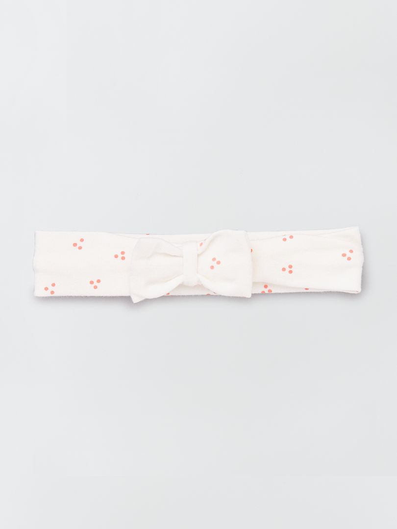 DESIGN - Bandeau avec nœud fantaisie - Bordeaux
