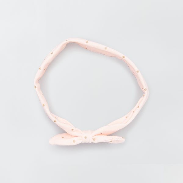 Bandeau Avec Nœud Fantaisie Bebe Fille Rose Poudre Kiabi 2 00