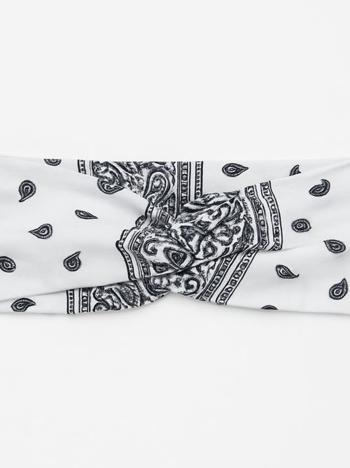 Bandeau bandana  imprimé paisley - Kiabi