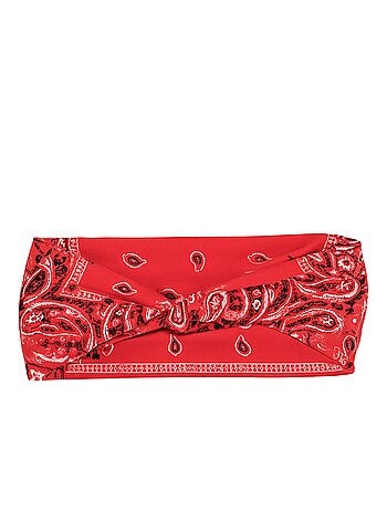 Bandeau bandana imprimé paisley